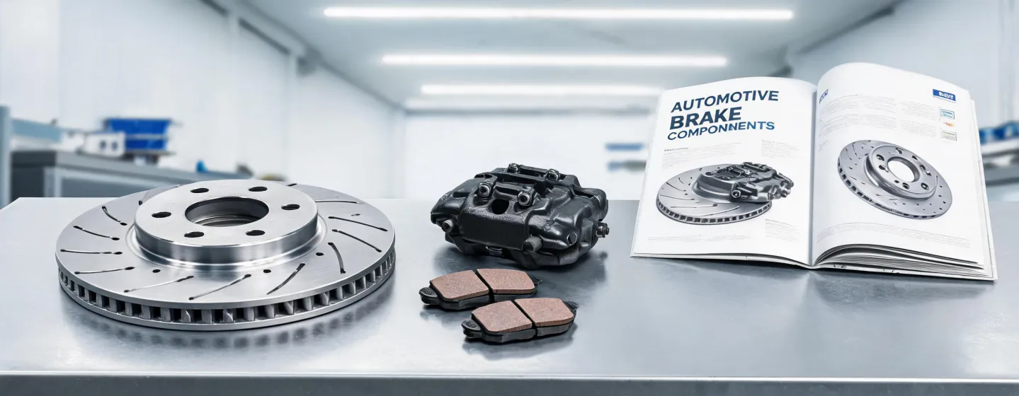 Brake components ready for multiple automotive service applications